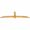 Ekena Millwork Bellingham Timber Gable Bracket, Western Red Cedar, 108"W x 31 1/2"H x 2"D x 6"F, 7/12 Pitch GBW108X31X0206BEL00RWR - alternate 2